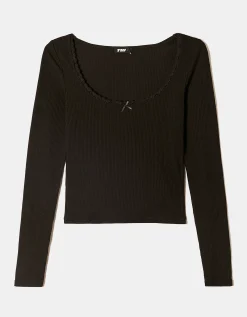 Maglietta Basica Nera^Tally Weijl Clearance