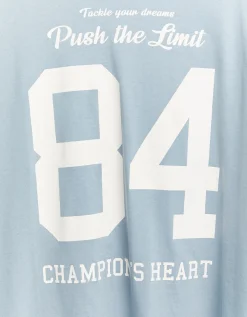 Maglietta con Stampa e Maniche a Contrasto^Tally Weijl Outlet