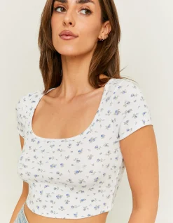 Maglietta Corta a Fiori^Tally Weijl Sale