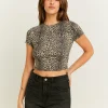 Maglietta Corta Stampa Animalier Leo^Tally Weijl Outlet