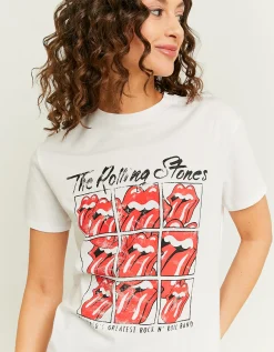 Maglietta Larga con Stampa Rolling Stones^Tally Weijl Best