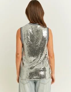 Maglietta Varsity con Paillettes^Tally Weijl Cheap