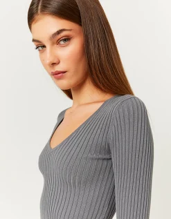 Maglione Aderente Grigio^Tally Weijl Cheap