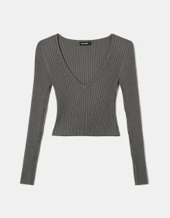 Maglione Aderente Grigio^Tally Weijl Cheap