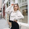 Maglione Bianco a Collo Alto con Zip^Tally Weijl Outlet