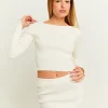 Maglione Bianco a Coste^Tally Weijl Sale