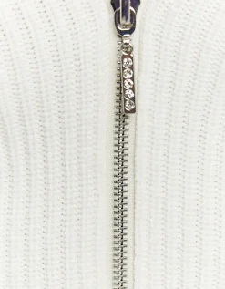 Maglione Bianco con Collo in Finta Pelliccia^Tally Weijl Shop