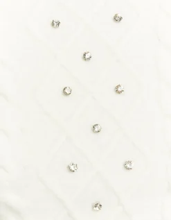 Maglione bianco con strass^Tally Weijl Flash Sale