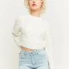 Maglione bianco in maglia a cavi^Tally Weijl Cheap