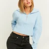 Maglione a Collo Alto con Zip^Tally Weijl Shop