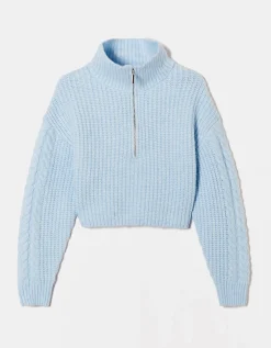 Maglione a Collo Alto con Zip^Tally Weijl Shop
