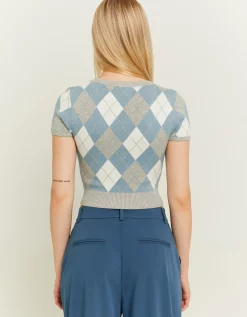Maglione Corto a Quadri^Tally Weijl Sale