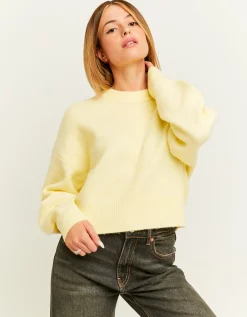 Maglione Corto Basico Giallo^Tally Weijl Shop