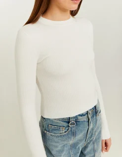 Maglione Corto Bianco^Tally Weijl Cheap