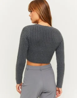 Maglione Corto Soft Touch Grigio^Tally Weijl Clearance