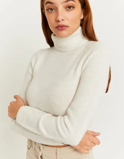 Maglione Dolcevita Corto Bianco^Tally Weijl Fashion