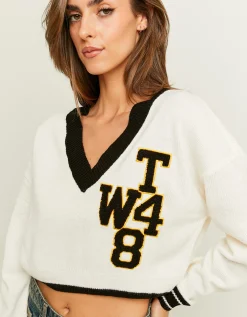Maglione Varsity Bianco^Tally Weijl Outlet
