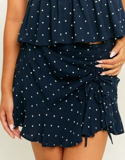 Minigonna a Pois Bianchi^Tally Weijl Store