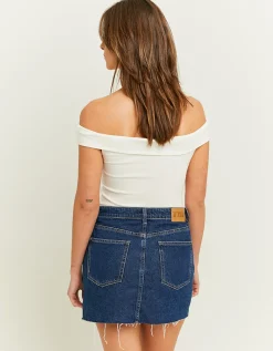 Minigonna di Jeans a Vita Alta^Tally Weijl Online