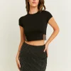 Minigonna di Nera con Strass^Tally Weijl Hot