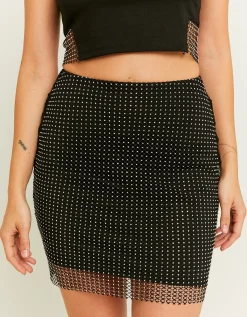 Minigonna di Nera con Strass^Tally Weijl Hot
