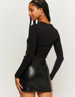 Minigonna In Similpelle Nera^Tally Weijl Best Sale