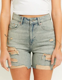 Pantaloncini Bermuda a Vita Alta con Strappi^Tally Weijl Clearance