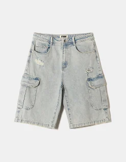 Pantaloncini Bermuda Cargo Fit a Vita Alta^Tally Weijl Discount