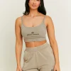 Pantaloncini Grigi in Felpa con Stampa^Tally Weijl Best