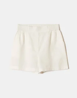 Pantaloncini in Lino Bianchi con Tasche^Tally Weijl Fashion