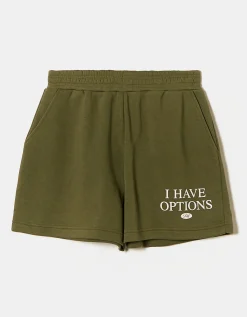 Pantaloncini in Tuta Kaki con Stampa^Tally Weijl Fashion