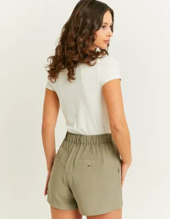 Pantaloncini Kaki a Vita Alta^Tally Weijl Clearance
