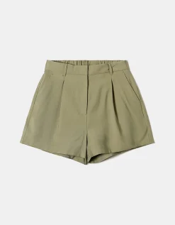Pantaloncini Kaki a Vita Alta^Tally Weijl Clearance
