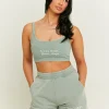 Pantaloncini Kaki in Felpa con Stampa^Tally Weijl Shop
