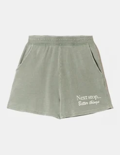 Pantaloncini Kaki in Felpa con Stampa^Tally Weijl Shop