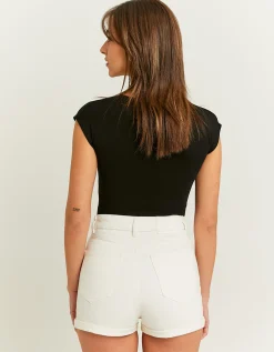 Pantaloncini Mom a Vita Alta Bianchi^Tally Weijl Cheap