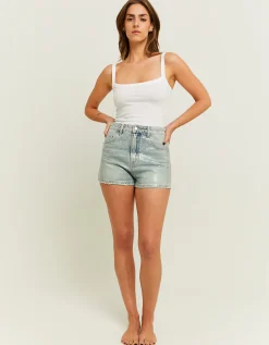 Pantaloncini Mom a Vita Alta con Paillettes^Tally Weijl Discount