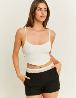 Pantaloncini Neri con Pizzo^Tally Weijl Online