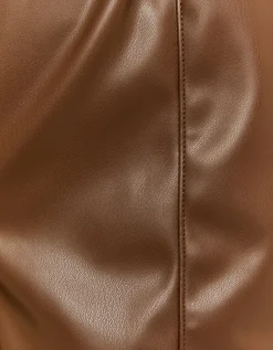 Pantaloncini Paperbag a Vita Alta in Pelle Sintetitica^Tally Weijl Shop