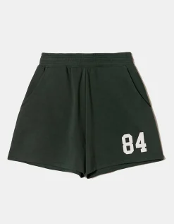 Pantaloncini Verdi in Felpa con Stampa^Tally Weijl Flash Sale