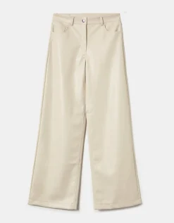 Pantalone a Vita Alta e Gamba Larga Beige^Tally Weijl Cheap