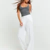 Pantaloni a Vita Alta Bianchi^Tally Weijl Outlet