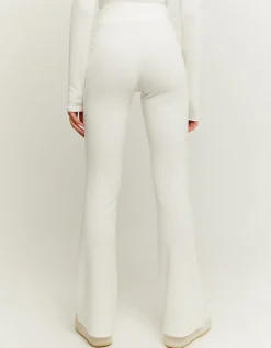 Pantaloni a Zampa Cozy Bianchi^Tally Weijl Cheap