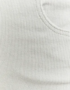 Pantaloni A Zampa In Velluto A Coste Grigi^Tally Weijl Cheap