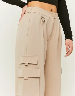 Pantaloni Cargo A Gamba Ampia Beige^Tally Weijl Outlet