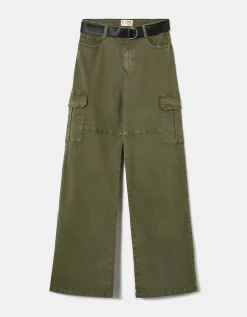 Pantaloni Cargo A Gamba Ampia Con Cintura^Tally Weijl Discount