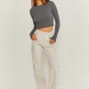 Pantaloni Cargo Dritti A Vita Alta^Tally Weijl Discount