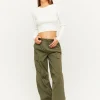 Pantaloni Cargo Parachute Verdi^Tally Weijl Best