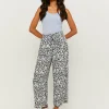 Pantaloni Culotte A Vita Alta Di Lino^Tally Weijl Best Sale