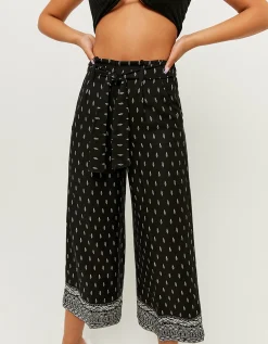 Pantaloni Culotte A Vita Alta Di Lino^Tally Weijl Discount